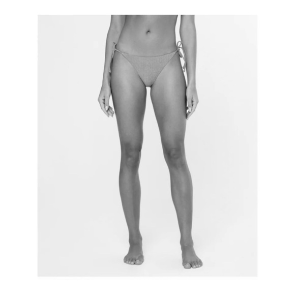 Onia Kate String Bikini Bottom in Black and White NWOT - Picture 7 of 7